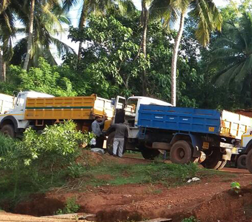 and lorries.